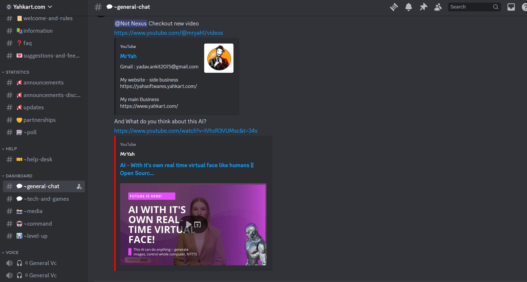 MR Yah Minecraft Server & Discord Community